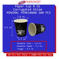 Paper Cup Wall Barrier 8 Oz CSH Corrugated Paper Cup 8 Oz CSH