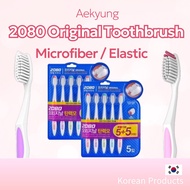 Aekyung 2080 Original Microfiber Elastic Toothbrush, 10 Pieces