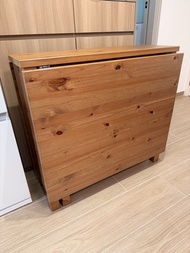 IKEA 實木摺疊餐枱/書枱