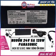 Nguồn 24V 5A Adapter 24V 5A 120W Jack DC 5.5X2.1mm Panasonic Cao Cấp Dòng Ổn Định Bảo Vệ Thiết Bị-H2