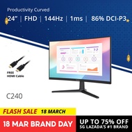 PRISM+ C240 24 144Hz 1500R Curved Productivity Monitor Gaming Monitor [1920 x 1080]