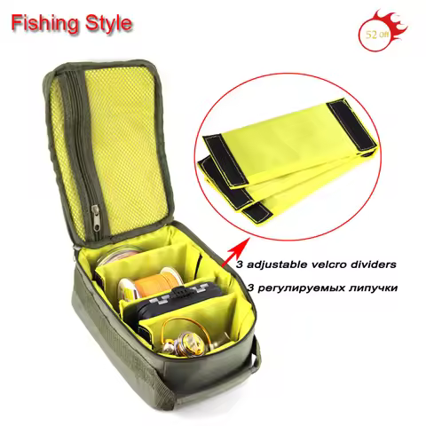 Low Price Fishing Tackle Bag 3 IN 1 Fishing Reel Fishing Line Lure Hook Storage Handbag Outdoor Carp