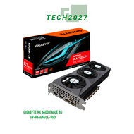 GIGABYTE RX 6600 EAGLE 8G GRAPHICS CARD - GV-R66EAGLE-8GD