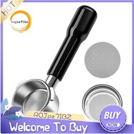 54mm Bottomless Portafilter, Espresso Bottomless Portafilter with Puck Screen and Stainless Steel Fi
