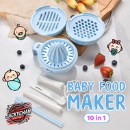 JC Baby Food Maker Set of 10 Grinding Bowl Baby Food Maker