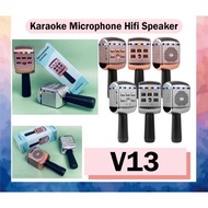 V13 Microphone Hifi Speaker KTV Karaoke Bluetooth Speaker Wireless