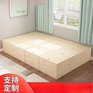 Solid Wood Wooden Box Bed Storage Box Free Combination Windows and Cabinets Shoe Cabinet Toy Cabinet Tatami Storage Box