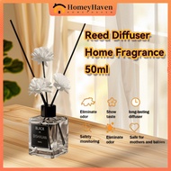 【MY Stock】Reed Diffuser Home Fragrance 50ml Perfume Rumah Pewangi Bilik Toilet Room Freshener Aromat