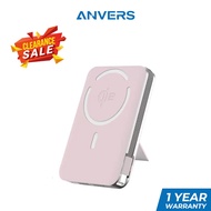 【FINAL CLEARANCE】Anvers Qi2 Magnetic Power Bank 10000mAh | 15W Fast Wireless Charging Portable Charg