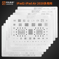 Amaoe BGA Reballing Stencil For Ipad 2 3 4 5 6 Air Mini Pro 12.9 10.5 9.7 A14 A9 A10X A12 A12X MT879