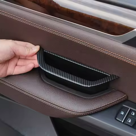 Gloss Carbon Fiber X3 X4 F25 F26 Car Door Handle For BMW X3 X4 F25 F26 2010-2017