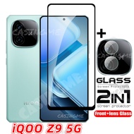 IQOO Z9 5G 2024 Z9x 2in1 Screen Protector Film Transparent Phone Screen Protector For IQOO Z9 Z9x IQ