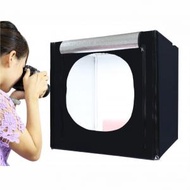 全城熱賣 - 小型LED攝影可調光柔光箱（50cm攝影棚+兩條燈）