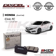 Honda Civic FC FK7 / Civic FE FL1 1.5 Turbo - Dixcel Extra Speed / ES 600 C Brake Pad 331256 (Front 