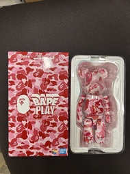 A Bathing Ape BAPE PLAY x BE@RBRICK Pink Camo 200% 超合金 Bearbrick