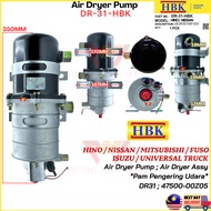 DR-31-HBK Hino Isuzu Mitsubishi Fuso Nissan Universal Pam Pengering Udara ; Air Dryer Assy ; Air Dry