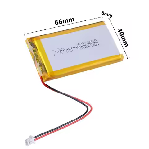 3200mAh 804066 Li-Polymer Battery 3.7V Rechargeable PH2.0 Plug for R36S Game Machine High Capacity P
