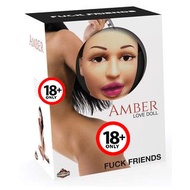 Hott Products - Fuck Friends Inflatable Love Doll Amber (Beige) / Sex Toy for Men