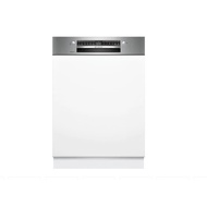 BOSCH Series 4 Semi-integrated dishwasher 60 cm Stainless steel SMI4EVS08E