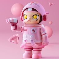 {Toy Shop} Popmart MEGA SPACE MOLLY 100% ซีรีส์02-B กล่องทึบของเล่น Coca-Cola ของเล่นศิลปะตุ๊กตาขยับ