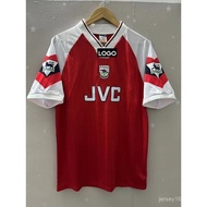 1992-1993 Arsenal  WRIGHT Top Quality Home Retro Football Jersey Custom T-shirt