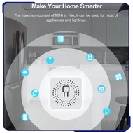 Mini Smart WiFi Switch 2 Way Control Module 16A - AP-SMT1CH