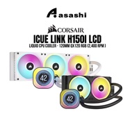 Corsair iCUE LINK H150i LCD AIO 360mm | H100i LCD AIO 240mm Liquid CPU Cooler AIO | QX120 2,400 RPM