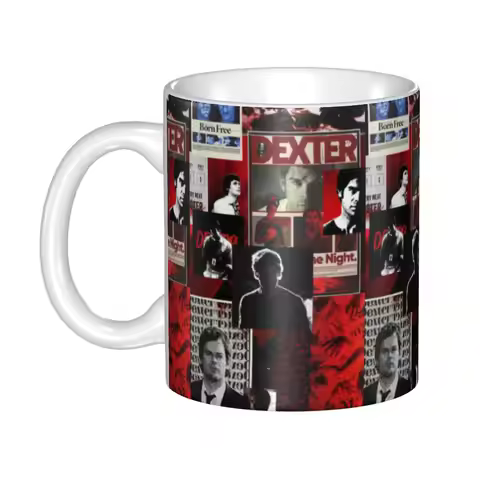 Customized Dexter Morgan Mug DIY Movie Ceramic Tea Milk Coffee Cups