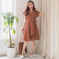 MERAH Modern Brocade Dress Bridesmaid Dress Mother's Dress Wedding Dress Latest Christmas Dress Teen