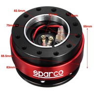 ภายในรถยูนิเวอร์ซัลชิ้นส่วนอลูมิเนียม6 Hole Quick Release พวงมาลัย Snap Off ฮับต่อพ่วง Boss Kit