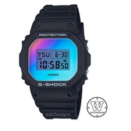 Casio G-Shock DW-5600SR-1 Iridescent Color Series Black Resin Band Digital unisex watch dw-5600 dw5600 dw-5600sr-1