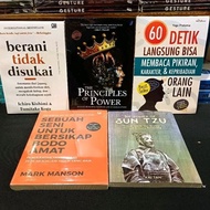 paket 5 buku the power of sun tzu berani tidak disukai the principle of power sebuah seni untuk bers