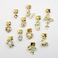 Italy Modular Bracelet Pendant Gold Cherry Blossom DIY Stretch Bracelet Italy Charm