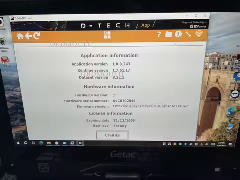 D-tech diagnostic software SDF D-TechAPP SerDia 4.0 Eol Program key dongle Fahr D-Tech APP