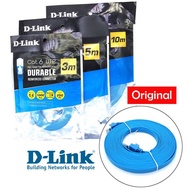Official D-Link 3M / 5M/ 10M CAT6 / Cat 6 UTP High Speed Flat Network Cable Speed 1000mbps