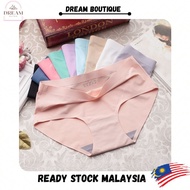DREAM Ice Silk Seamless Candy Silk Plain Fashion Girls Underwear Panties Seluar Dalam Wanita