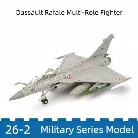 1/72 Creative Military Series Building Blocks Dassault Rafale Multi-Role Fighter Attack Aircraft Mod