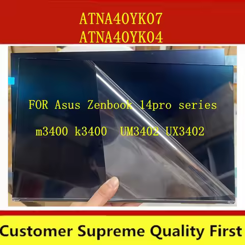 140inch Compatible ATNA40YK04 ATNA40YK04-0 ATNA40YK07 for Asus Zenbook 14 UM3402 UX3402 K3400p K3400