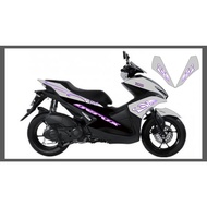 Striping STICKER AEROX NVX 155 VIETNAM SERIES FLOWERS TRANSPARENT