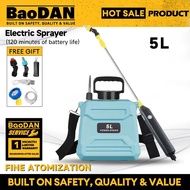 🔥READY STOCK🔥 Upgraded Battery Knapsack Shoulder Sprayer 8L/5L Double Pump with Rechargeable Battery
