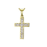 Poh Heng Jewellery 18K Yellow Gold Cross Pendant