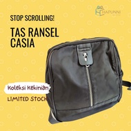 CASIA Imported Black Backpack Bag Women's Bag by Hapunni