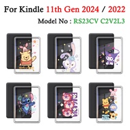 For Kindle 11th Gen 2024 2022 6.0 inch RS23CV C2V2L3 High quality Translucent Acrylic DIY E-Reader c