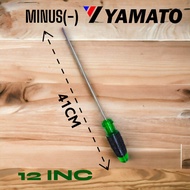 OBENG YAMATO 12INC MINUS(-) GAGANG KARET SEMUT CR-V S2140