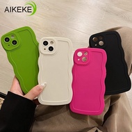 Casing Xiaomi Mi 10T Lite 10i 5G Mi 6X A2 8 Lite Poco M4 Pro 5G X3 GT Phone Case Skin-feeling Soft Silicone  Solid Color Back Cover Wave Pattern Cute Couple Shockproof Mobile Cases