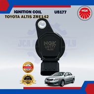 Ignition Coil-Toyota Altis ZRE142 ZRE143-Wish ZGE20 ZGE22-Harrier Hybrid-Lexus CT200H-NGK-U5177