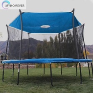 10/12/14ft Outdoor Trampoline Cover Sun Protection Trampoline Canopy Waterproof Trampolines Sunshade