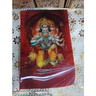 3D Hanuman God poster