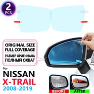 Full Cover Anti Fog Rainproof Film Rearview Mirror for Nissan XTrail T31 T32 2008~2019 Accessories X