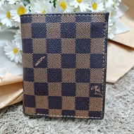 Lv Men's Wallet High Quality Checkered Pu Leather, Fashionable Men's Wallet, [video with 100% real p